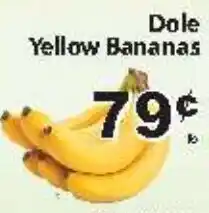Fine Fare Dole yellow bananas offer