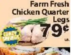 Fine Fare Farm Fresh Chicken Quarter Legs offer