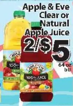 Fine Fare Apple & Eve apple juice offer