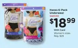 Kroger Hanes 6-Pack Underwear offer
