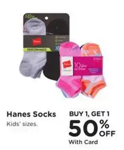Kroger Hanes Socks offer