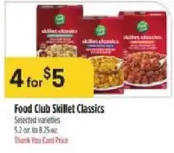 Bashas' Food Club Skillet Classics offer