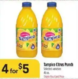 Bashas' Tampico Citrus Punch offer