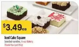 Bashas' Iced Cake Square offer