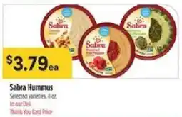 Bashas' Sabra Hummus offer