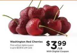 Kroger Washington Red Cherries offer
