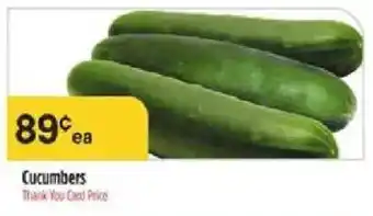 Bashas' Cucumbers offer