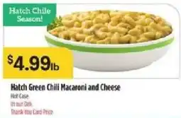 Bashas' Hatch Green Chili Macaroni and Cheese offer