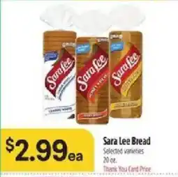 Bashas' Sara Lee Bread offer