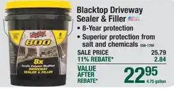 Menards Sunset 800 Acrylic Polymer Modified Driveway Sealer & Filler offer
