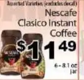 Fine Fare Nescafe Clasico Instant Coffee offer