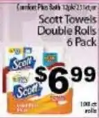 Fine Fare Scott Towels Double Rolls offer