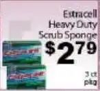 Fine Fare Estracell heavy duty scrub sponge offer