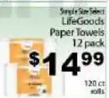 Fine Fare Simple Select LifeGoods Paper Towels offer