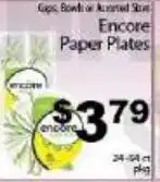 Fine Fare Encore paper plates offer
