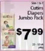 Fine Fare Cuties Diapers offer