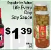 Fine Fare Life Every Day Soy Sauce offer