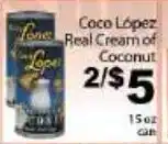 Fine Fare Coco Lopez Real Cream of Coconut offer