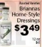 Fine Fare Briannas Home-Style Dressings offer