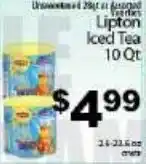 Fine Fare Lipton Iced Tea offer