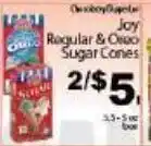 Fine Fare Joy Regular & Oreo Sugar Cones offer