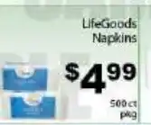 Fine Fare LifeGoods Napkins offer