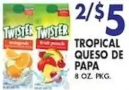 Compare Foods Twister Tropical Queso De Papa offer