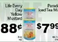 Fine Fare Life Every Day Yellow Mustard offer