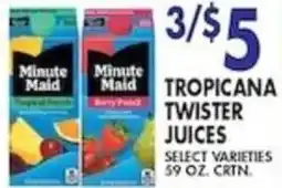Compare Foods Tropicana Twister Juices offer