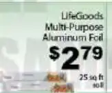 Fine Fare LifeGoods multi-purpose aluminum foil offer