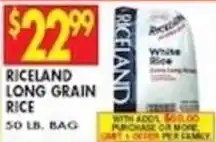Compare Foods Riceland long grain rice offer