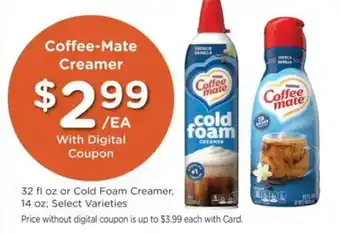 Kroger Coffee-Mate Creamer offer