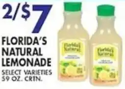 Compare Foods Florida's natural lemonade offer