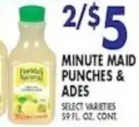 Compare Foods Minute Maid Punches & Ades offer