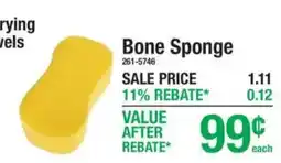 Menards Bone Sponge offer