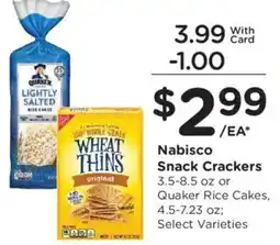 Kroger Nabisco Snack Crackers offer