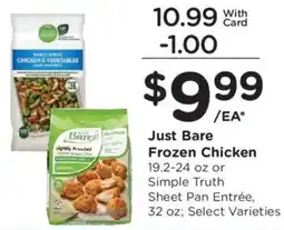 Kroger Just Bare Frozen Chicken offer