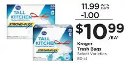 Kroger Kroger trash bags offer