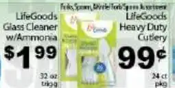 Fine Fare LifeGoods glass cleaner w/ammonia offer