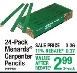 Menards Menards Carpenter Pencils offer