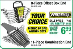 Menards Performax 8-Piece Offset Box End offer