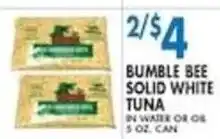 Compare Foods Bumble Bee solid white tuna offer