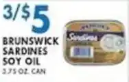 Compare Foods Brunswick sardines Soy oil offer