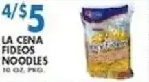 Compare Foods La cena fideos noodles offer
