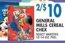 Compare Foods General Mills cereal chex offer