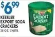 Compare Foods Keebler export soda crackers offer