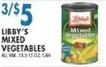 Compare Foods Libby's mixed vegetables offer