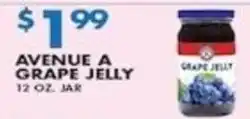 Compare Foods Avenue A grape jelly offer
