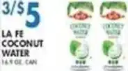 Compare Foods La Fe coconut water offer