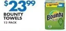 Compare Foods Bounty towels offer